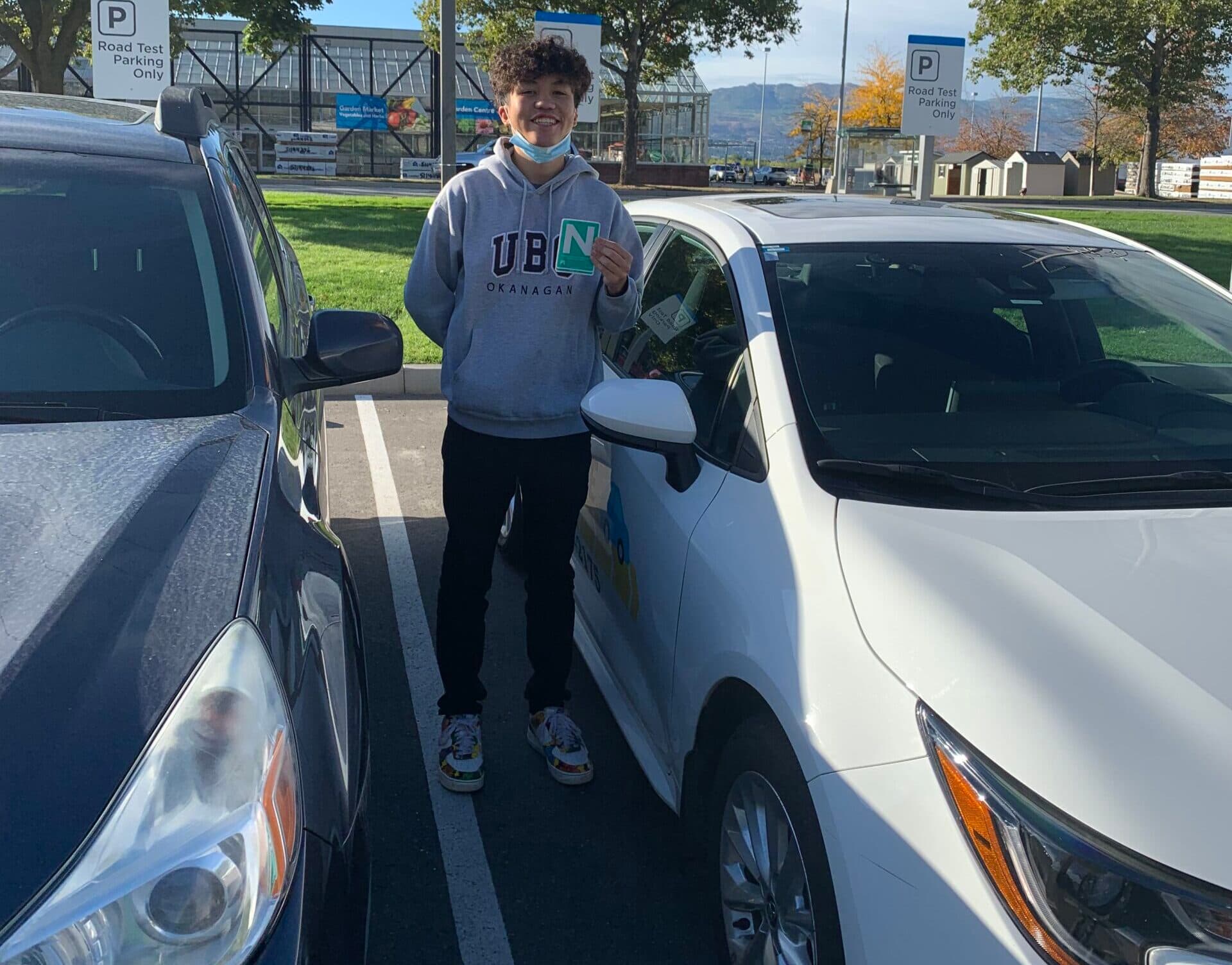 Successful student driver - Rise n Shine Kelowna