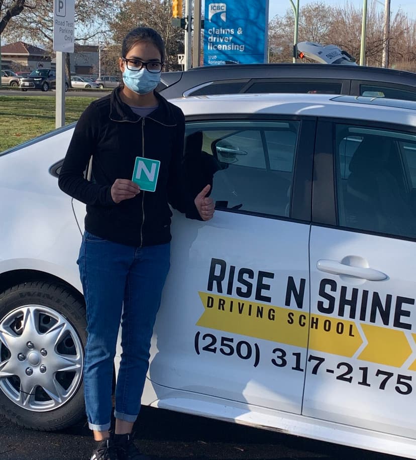 Passed driving test on first attempt