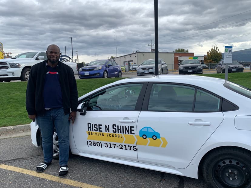 Road test pass celebration