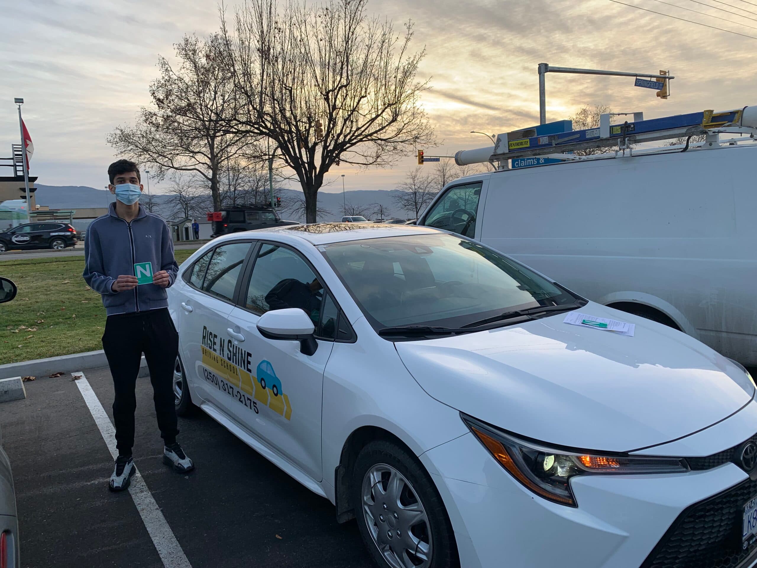 Anita Singh - Happy driving school graduate